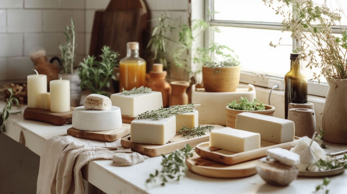 crafting eco-friendly soap at home