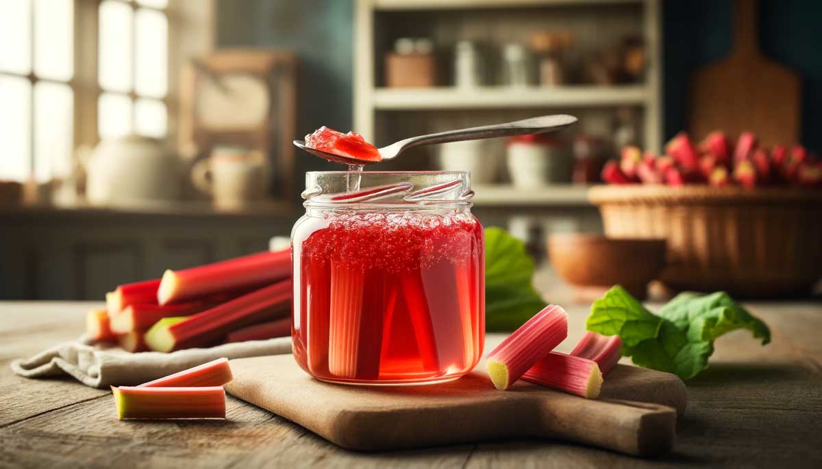 Rhubarb jelly